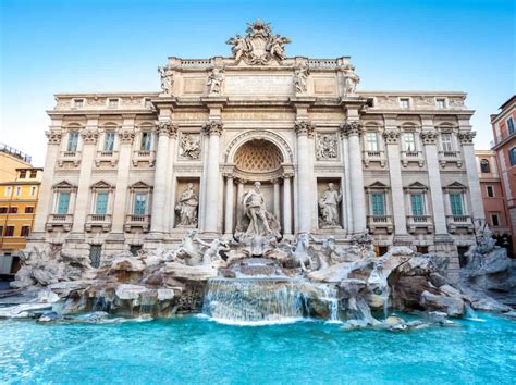 Trevi Brunnen In Rom Aufbau Und Bedeutung Der Skulpturen