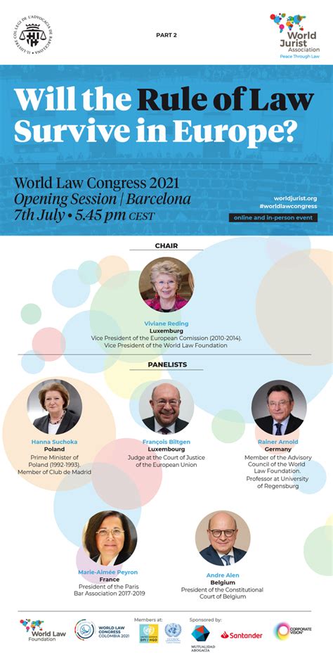 La World Jurist Association Inaugura El World Law Congress Con La