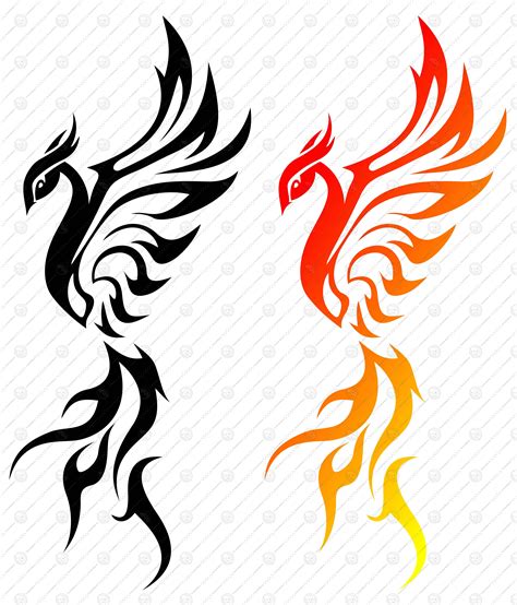 Shapes Eps Phoenix Abstract Art In 2024 Phoenix Bird Tattoos Phoenix