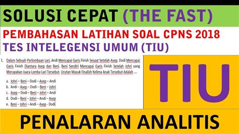 Download lagu polsuspas terbaru gratis. Tips Dan Trik Menjawab Soal Cpns 2021 - Revisi Sekolah