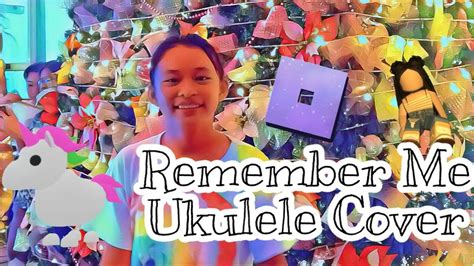 Remember Me Ukulele Cover Youtube