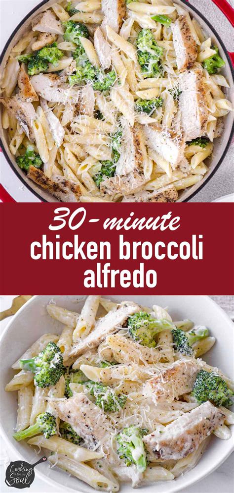 Chicken Broccoli Alfredo Cooking For My Soul