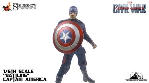 hot toys captain america civil war battling captain america video review youtube