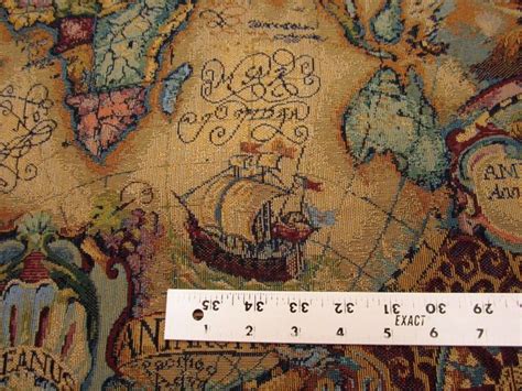 Maybe you would like to learn more about one of these? old world fabrics - Google Search | World map tapestry ...