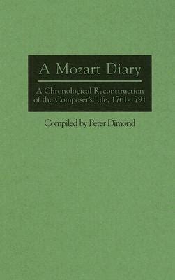 A Mozart Diary A Chronological Reconstruction Of The Composer S Life