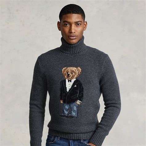 Ralph Lauren Polo Bear Turtleneck Sweater Shopstyle