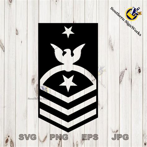 U S Navy Senior Chief Petty Officer Svg And Cut Files For Etsy
