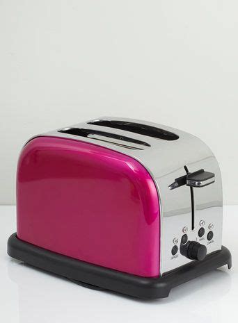 Pink kitchen appliances are the cooking stuffs which have pink color. Hot Pink Essentials 2 Slice Toaster | Pink kitchen ...