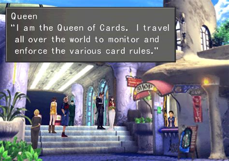 If she uses the diff rule, perfect. Queen of Cards Side Quest - FF8 Guide
