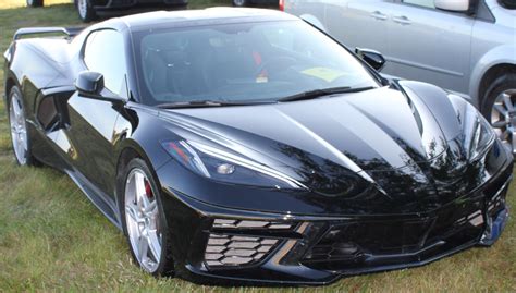 High Resolution Black 2023 Corvette