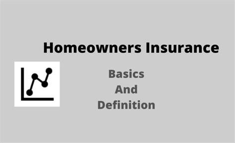 Homeowners Insurance Basics And Definition Estradinglife