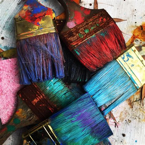 Colorful Paint Brushes Mark Matyas Arts And Culture