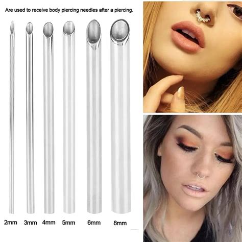 1pcs Stainless Steel Receiving Tube Body Piercing Tool 12mm13mm1415m