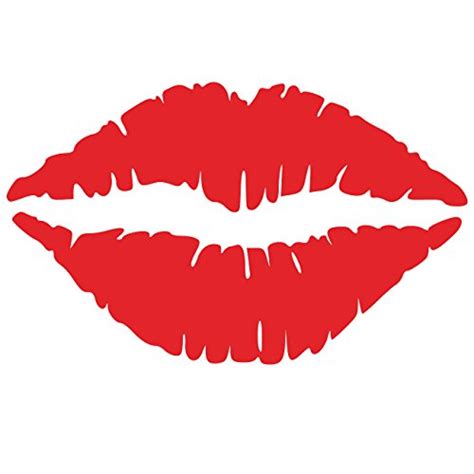 Kiss Wall Decal Sticker Kissing Lips Decoration Mural Decal