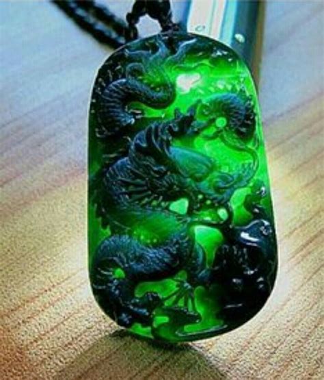 Stunning Jade Dragon Pendant Jade Jewelry Dragon Jewelry Jade Carving