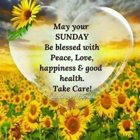 May Your Sunday Be Blessed With Peace And Love Pictures Photos And