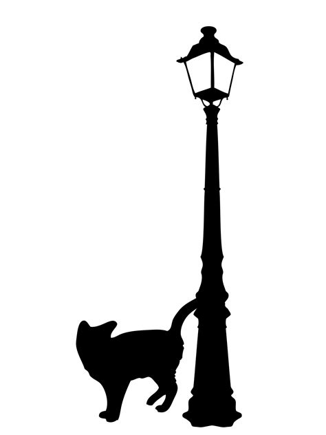 Black Cat Silhouette Clipart Free Stock Photo - Public ...
