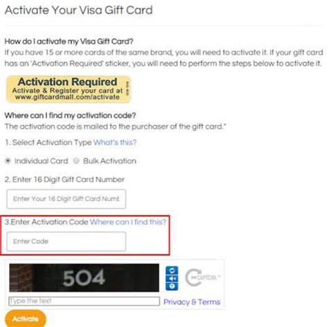 How To Activate Vanilla Visa Gift Card Online And Offline