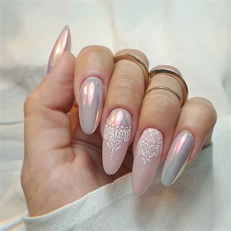 40 Beautiful Wedding Nail Designs For Modern Brides The Glossychic