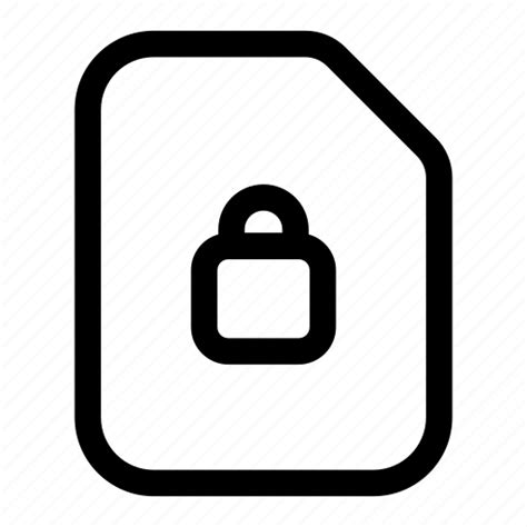 Encrypted File Locked Protected Secured Icon Download On Iconfinder