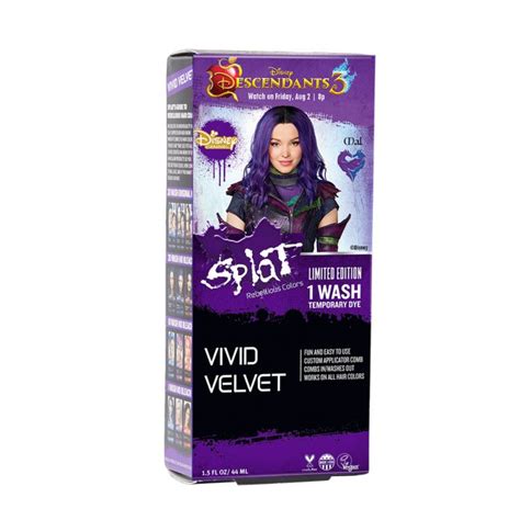 The color is temporary and easy to wash out. 1 Wash Temporary Hair Color Dye with Comb | Splat Hair ...