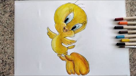 How To Draw A Tweety Bird With Pencilscómo Dibujar Un Pájaro Piolin