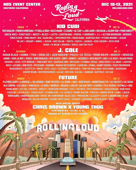 Rolling Loud California 2021 In San Bernardino At Nos Events