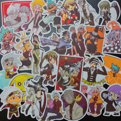 Soul Eater Stickers 1 100 Assorted Soul Eater Stickers Etsy