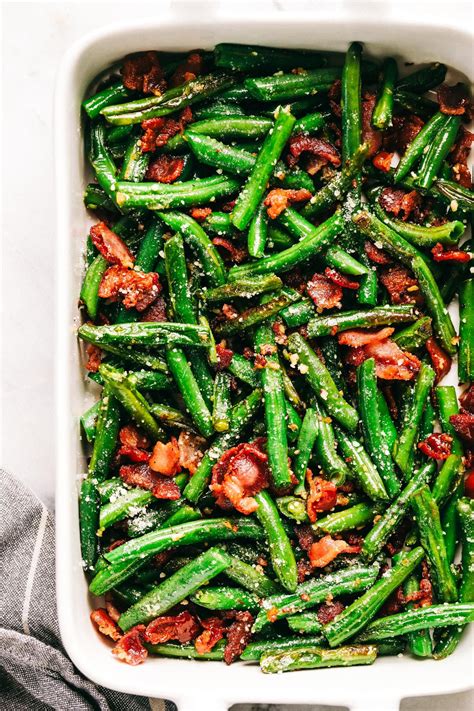 Garlic Parmesan Green Beans With Bacon The Recipe Critic Green Bean