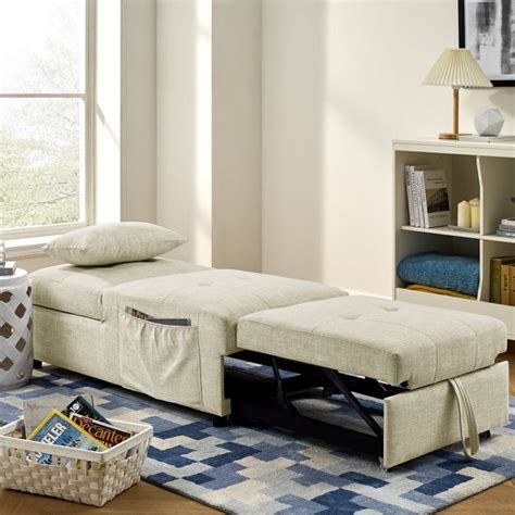Draliance Folding Ottoman Sleeper Sofa Bed 4 In 1 Function Work As