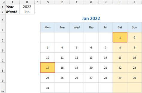How To Make An Interactive Calendar In Excel 2023 Template 2023