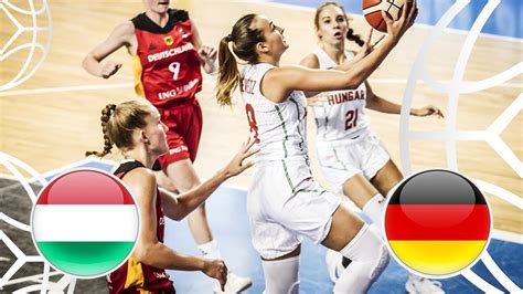Hungary V Germany Full Game Fiba U18 Womens European Championship
