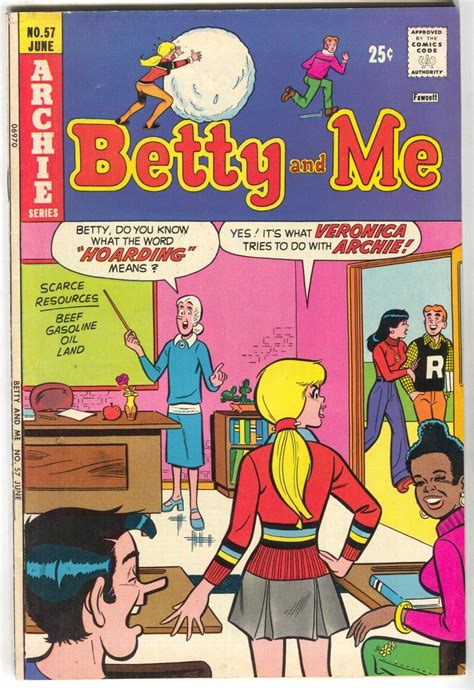 Betty And Me 57 Archie 1974 Fn Veronica Mini Skirt Jughead Ebay