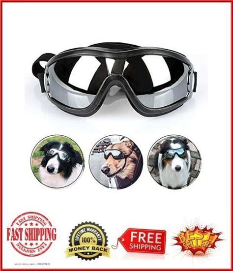 Dog Goggles Large Dog Eye Protection Doggles Windproof Sunglasses For