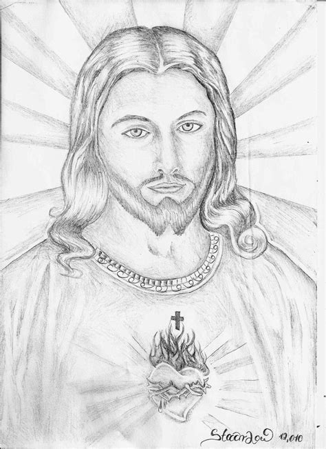 Sketch Of Jesus Christ In Pencil At Explore