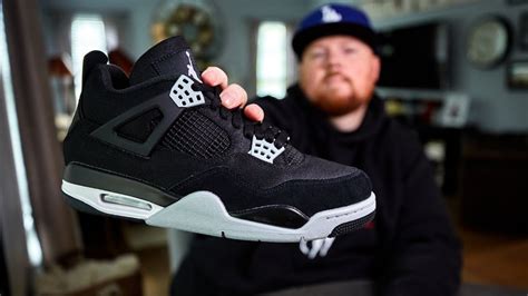 Air Jordan Black Canvas Early Review Fire Shoe Youtube