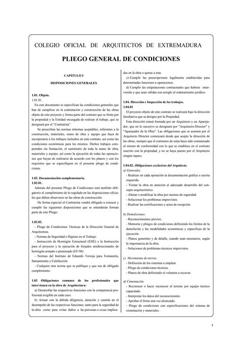 Pliego de condiciones by Pedro María García Álvarez Issuu