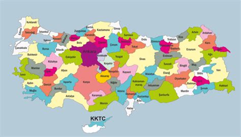 Törökország Térképe Magyarul