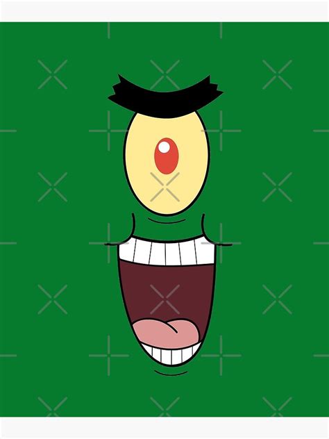 Plankton Evil Laugh Poster For Sale By Keithmasnderson Redbubble