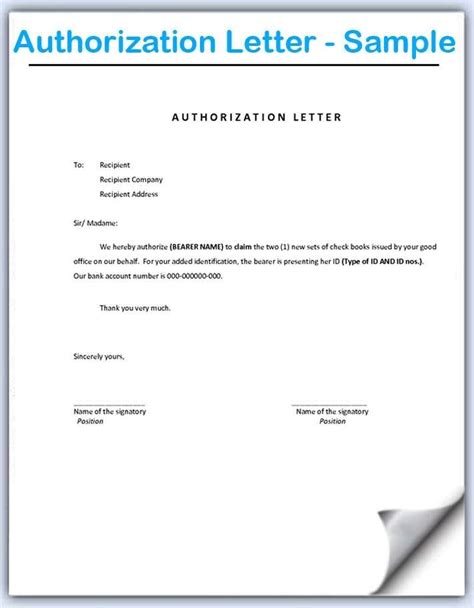 This letter is to authorize mr. Authorization Letter