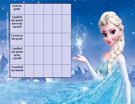 Frozen Potty Chart Printable Printable Templates