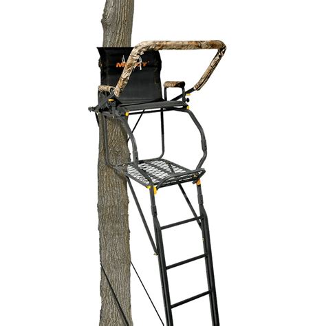 Muddy The Skybox Deluxe 20 Foot 1 Person Hunting Deer Ladder Tree Stand