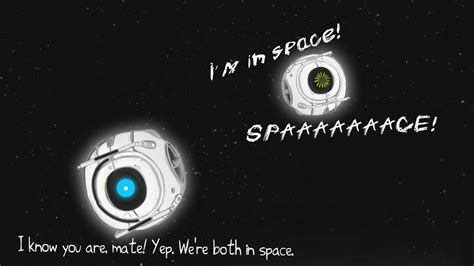 Wheatly And Space Core By Iodollarbagel On Deviantart