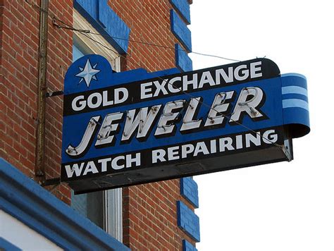 Neon Jeweler Sign Red Bluff California Classic Shaped N Flickr