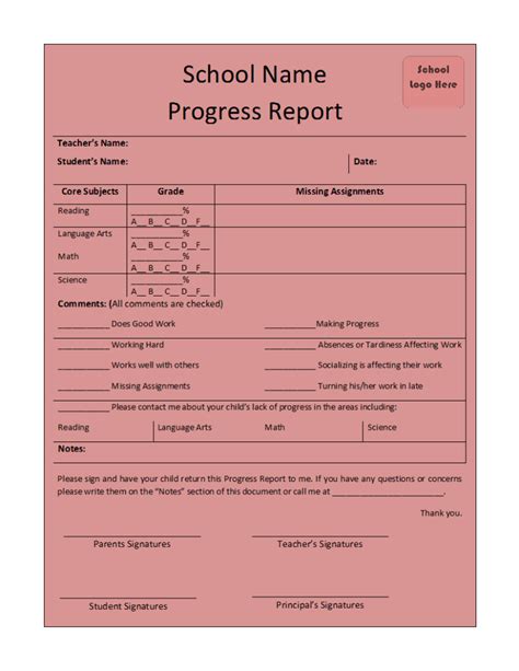 4 Daily Progress Report Templates Writing Word Excel Format