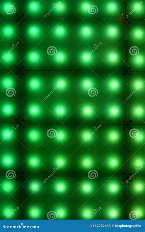 Green Led Light Background Stock Image Image Of Disco 162252439