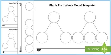 Part Whole Blank Model Template Shanghai Maths Singapore