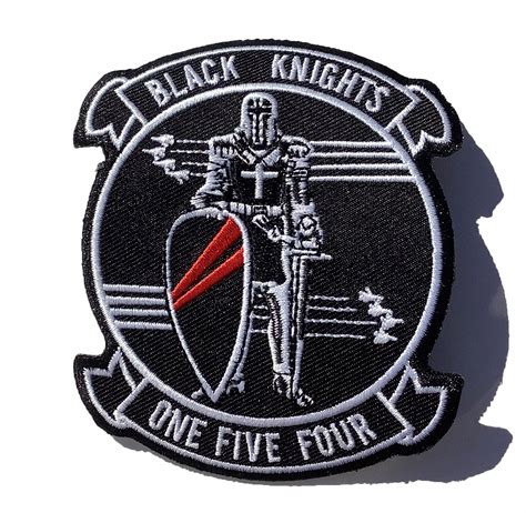 Vfa 154 Black Knights Squadron Patch Sew On Squadron Nostalgia Llc