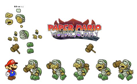 Hammer Bro Paper Mario Wonder Journey By Derekminya On Deviantart