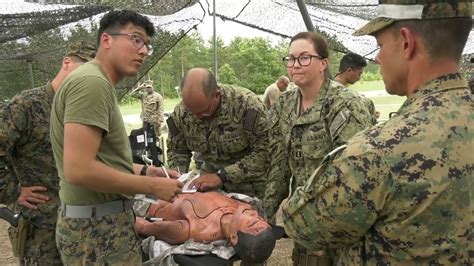 Usmcs 4th Medical Battalion In Action At Fort Mccoy Wi Youtube